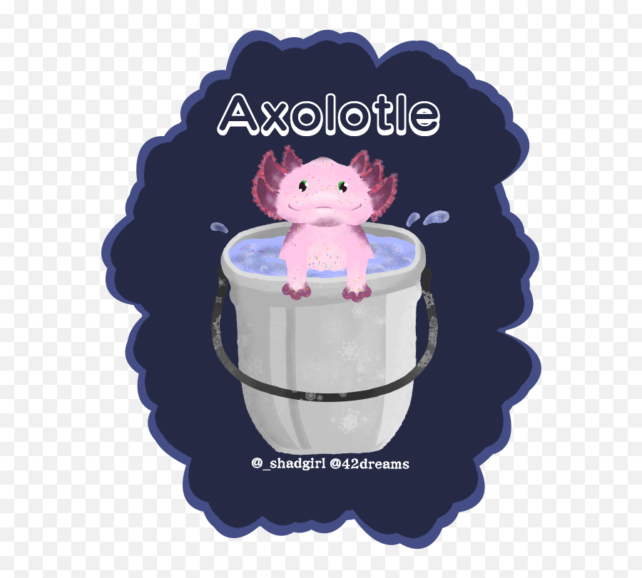 Axolotle In Bucket Shadgirl - Illustrations Art Street Happy Png,Nanachi Icon