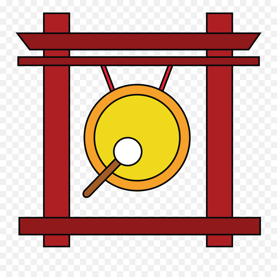 Chineses New Year Gong Fill Line Icon Graphic By Soe Image - Gong Png,New Years Icon