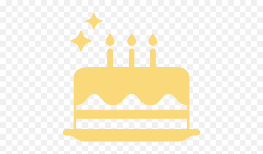 Birthday Cake Graphics To Download - Cake Decorating Supply Png,Yellow Cake Icon