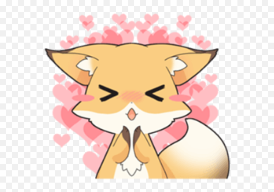 Kawaii Cute Fox Png Overlay Edit - Cute Fox Png,Fox Png