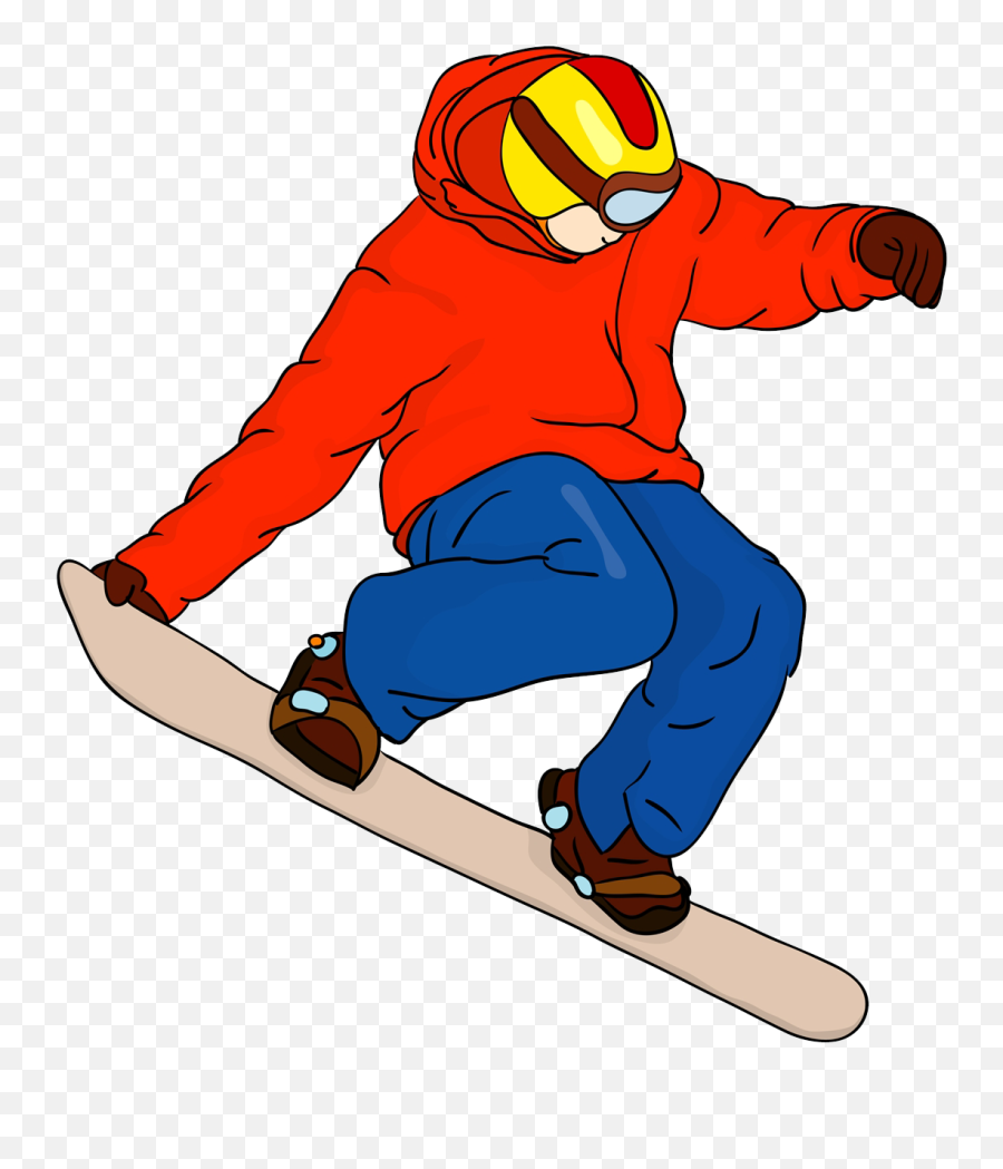 Snowboarder Drawing Cartoon - Skiing Png,Snowboarder Png