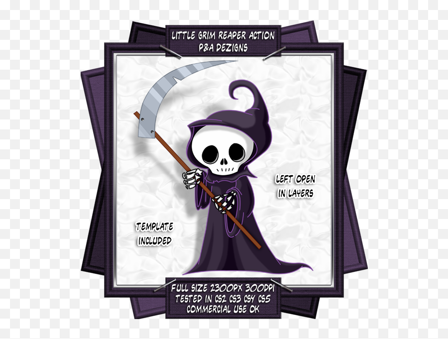 Grim Reaper Scythe Png - Everyone Loves A Little Grim Reaper Cute Cartoon Grim Reaper,Grim Reaper Transparent