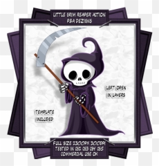 Grim Reaper Scythe Png - Everyone Loves A Little Grim Reaper Cute Cartoon Grim Reaper,Grim Reaper Transparent