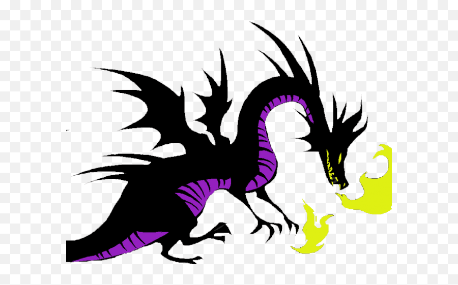 Dragon Clipart Classic - Maleficent Dragon Clipart Png Dragon From Sleeping Beauty Clipart,Maleficent Png