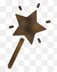Transparent Magic Wand Clipart Png Image - Barita Magica Silueta