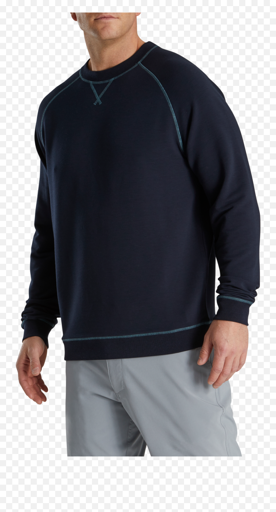 French Terry Crewneck Footjoy Long Sleeve Png Nike Dri - fit Icon Color Block Golf Polo