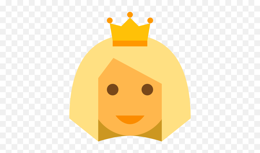 Princess Icon In Color Style Png Yellow Steam