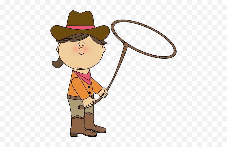 Download Lasso Clip Art - Cowboy Full Size Png Image Pngkit Cartoon,Cowboy Png