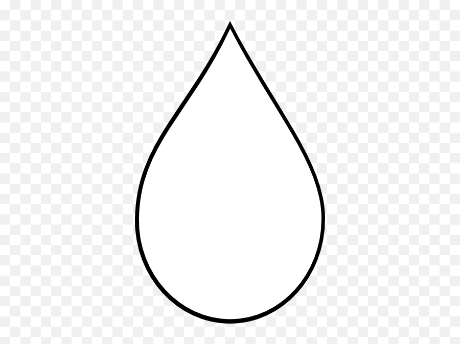 Black Teardrop Clip Art - Water Drop Vector White 372x593 White Water Droplet Png,Water Drop Clipart Png