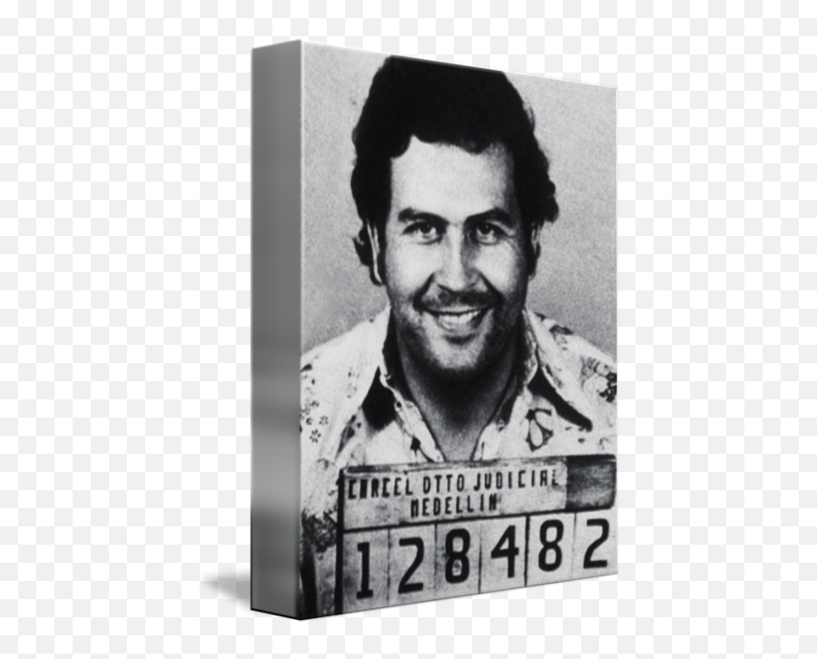 Pablo Escobar Mug Shot 1991 Vertical - Pablo Escobar Canvas Png,Pablo Escobar Png