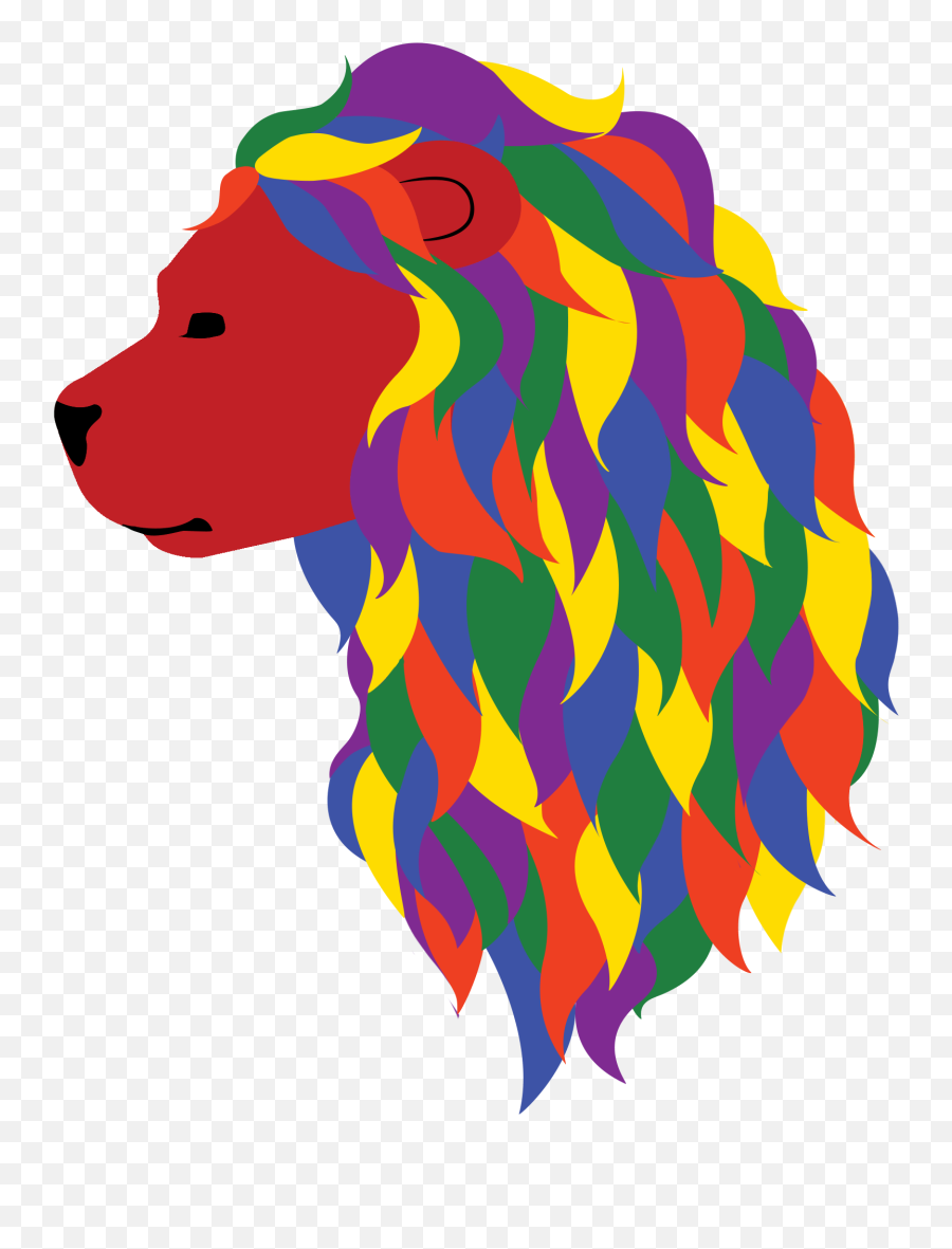 Gay Pride Lion - Portable Network Graphics Png,Gay Pride Flag Png