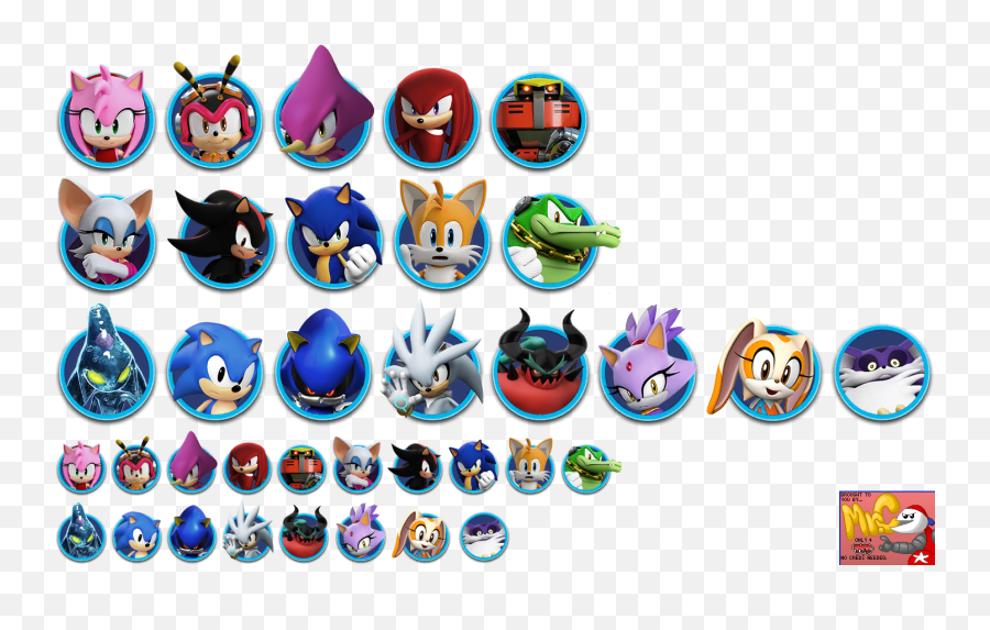 Mobile - Sonic Forces Speed Battle Character Icons Race Sonic Forces Speed Battle Icons Png,Character Png