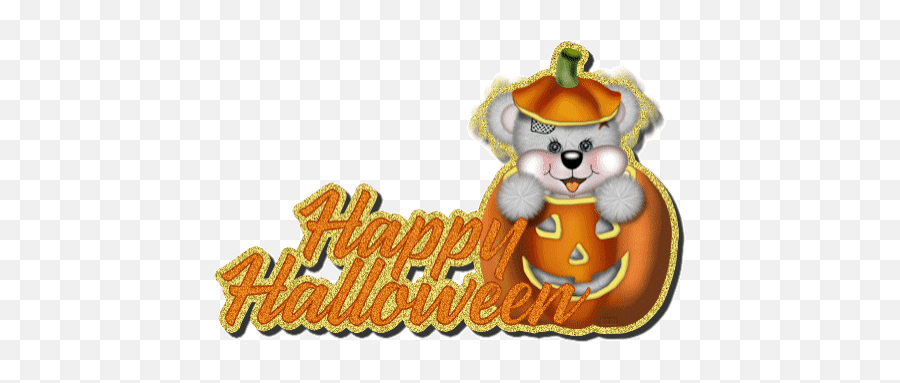 Ff Eec Cute Happy Halloween Greeting - Happy Halloween Png,Halloween Clipart Transparent
