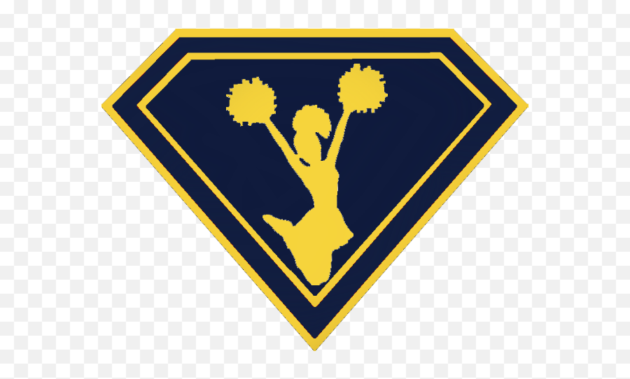 Superman Man Of Steel Logo Png - Cheer Jump Decal,Man Of Steel Logo Png