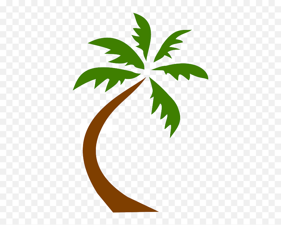 Coconut Tree Tropical - Transparent Background Free Palm Tree Clip Art Png,Palmas Png