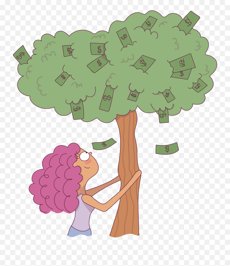 Money - Tree Stray Curls Blog Png,Money Tree Png