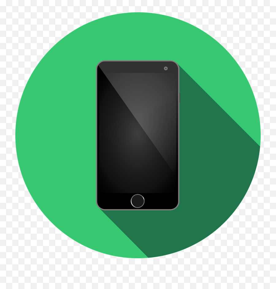 Icon Flat Design - Phone Png Flat Design,Iphone Icon Png