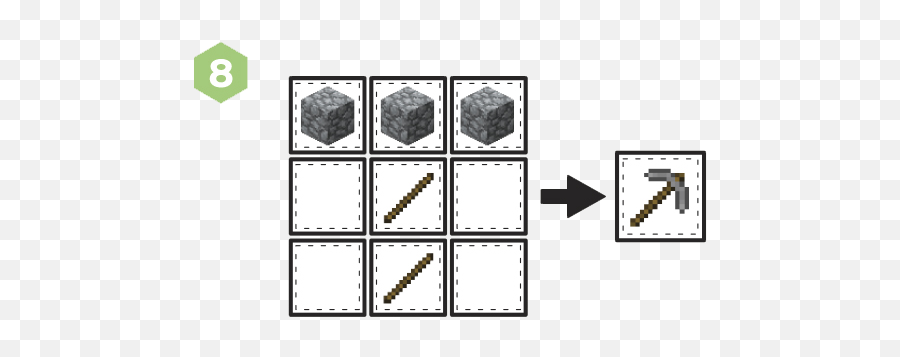 How To Survive Your First Day - Make A Torch A Sword In M Png,Minecraft Stone Png