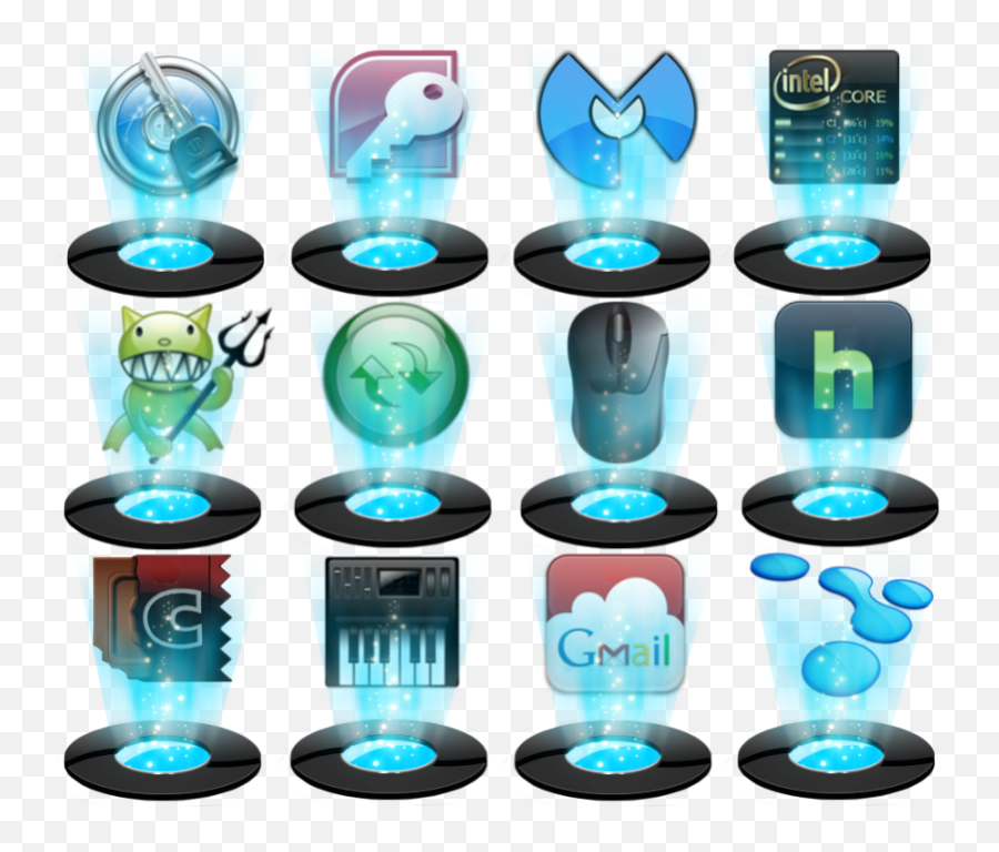 Hologram Icon Pack Png Image Holographic Icon Hologram Png Free Transparent Png Images Pngaaa Com - holo map roblox