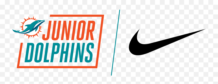 Junior Dolphins League Presented By Nike Miami - Calligraphy Png,Orange Nike Logo