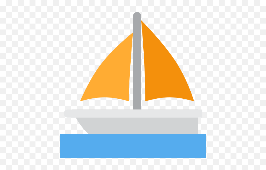 Sailboat Emoji Meaning With Pictures From A To Z - Boat Emoji Twitter Png,Sailboat Transparent Background