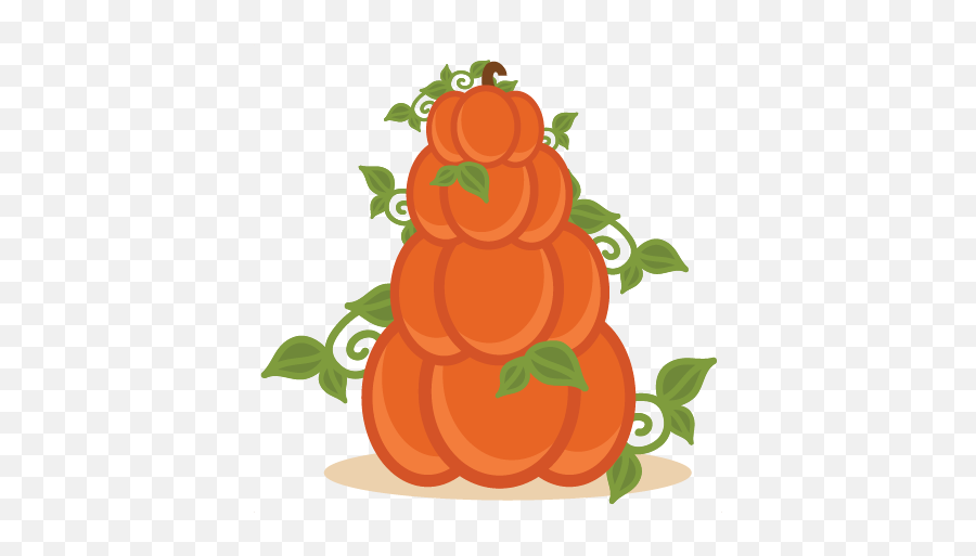 Pumpkin Clipart Stack Transparent Free For - Stacked Pumpkins Clipart Png,Pumpkins Png