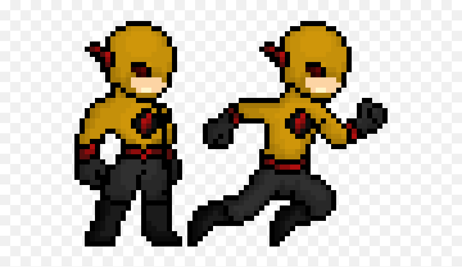The Flash Pixel Art Collection Maker - Reverse Flash Pixel Art Png,The Flash Png