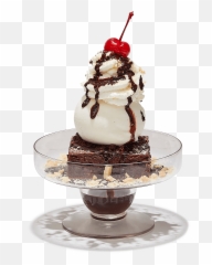 Brownie Sundae - Sundae Png,Brownie Png