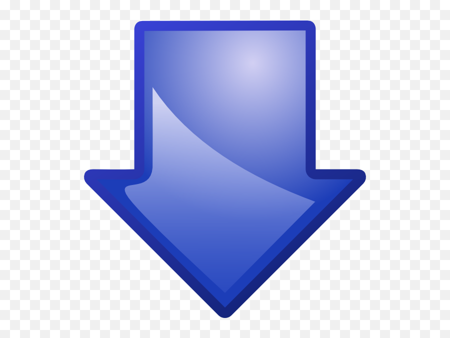 Download Hd Blue Arrow Pointing Down Transparent Png Image - Blue Down Arrow Icon Png,Blue Arrow Png
