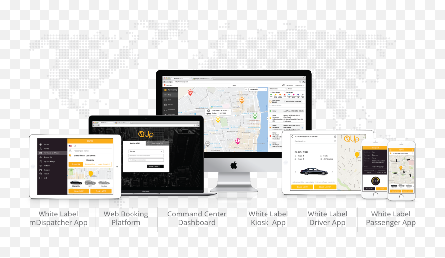 Qup Dispatching System Empower Taxis And Vtc With More Than - Screenshot Png,Uber App Logo