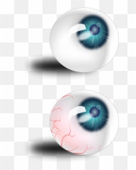 Blue Bloodshot Clipart Png For Web - Bola Mata Manusia Vektor,Eye Ball Png