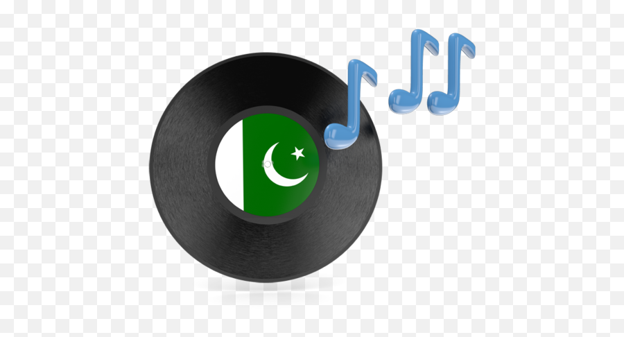 Music Icon Illustration Of Flag Pakistan - Puerto Rico Music Icon Png,Music Symbol Png