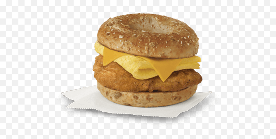 Chicken Egg U0026 Cheese Bagel Nutrition And Description - Chick Fil A Chicken Egg And Cheese Bagel Png,Bagel Transparent