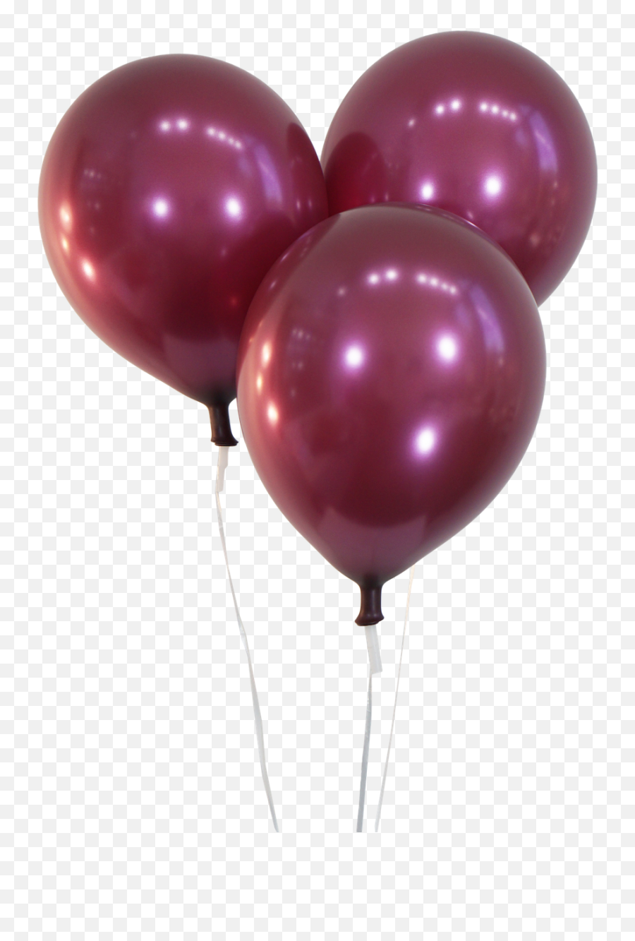 12 Latex Balloons Metallic Burgundy - Burgundy Metallic Balloons Png,Purple Balloons Png