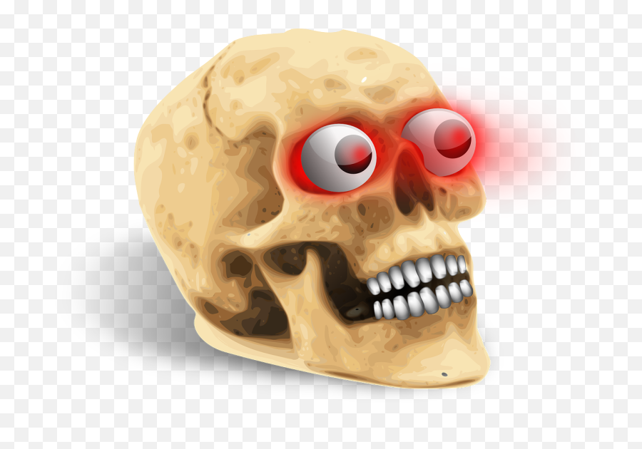 Skull Glowing Eyes Death - Mata Tengkorak Png,Red Eye Glow Png