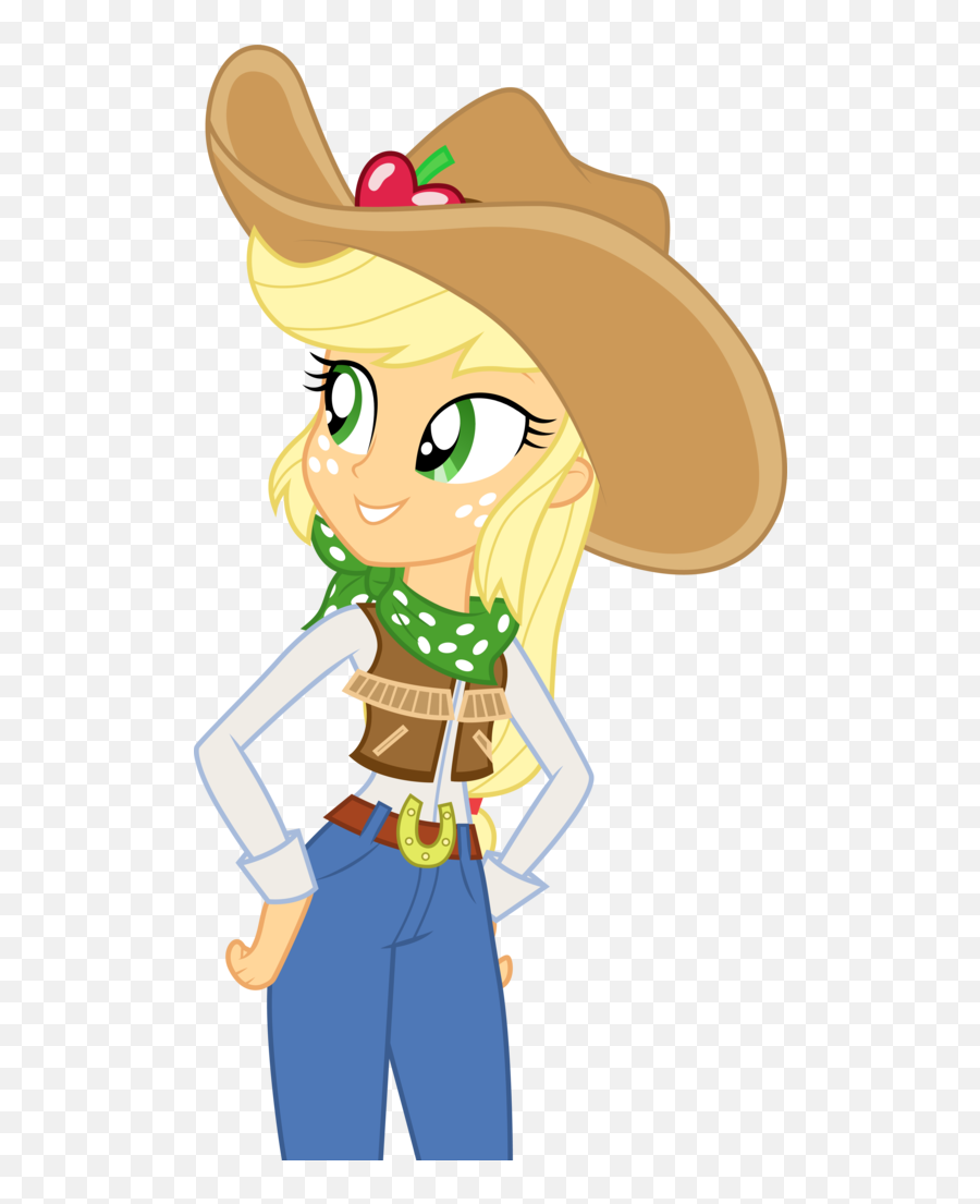 Cowgirl Clipart Transparent - Equestria Girls Applejack Cowgirl Png,Cowgirl Png