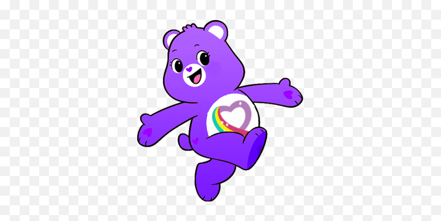 Rainbow Heart Bear - Care Bears Unlock The Magic Birthday Png,Rainbow Heart Png