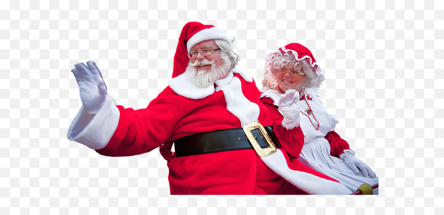 Santa And Mrs Claus Png Transparent Clauspng - Santa Mrs Claus Png,Santa Beard Transparent Background