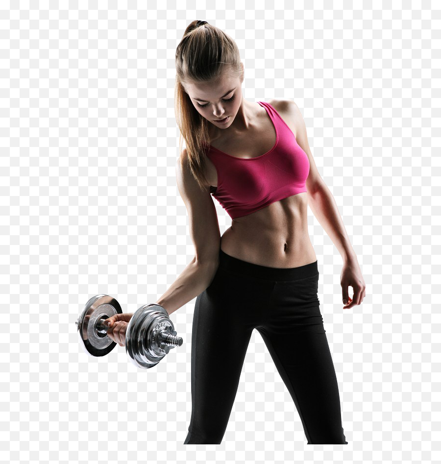 Gym Clipart Dumbell Transparent Free For - Women Fitness Png,Dumbbells Png