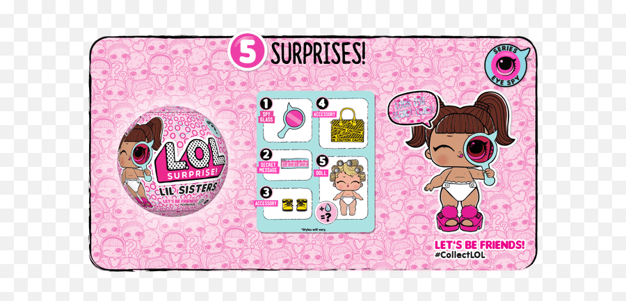Lol Surprise Series 4 Lil Sisters Png Logo
