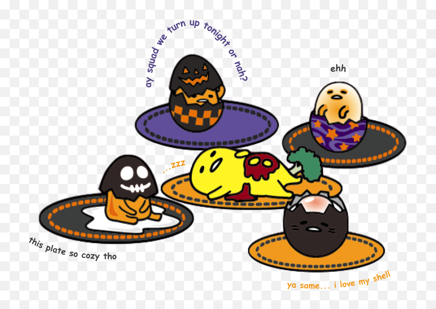 Download Source Gudetama The Lazy Egg Halloween Sanrio Png - Gudetama Halloween,Gudetama Png