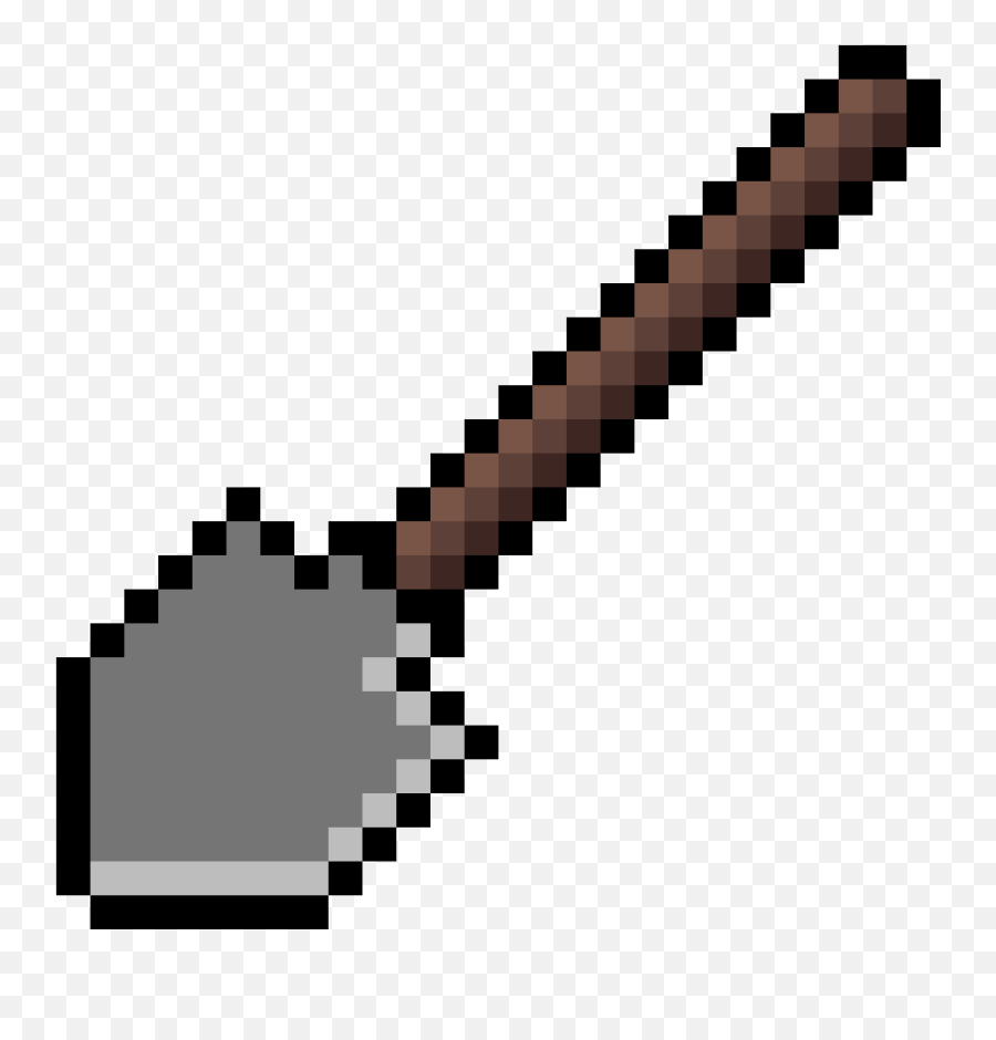 Shovel - Minecraft Ruby Sword Png Clipart Full Size Pixel Peach,Minecraft Dirt Png