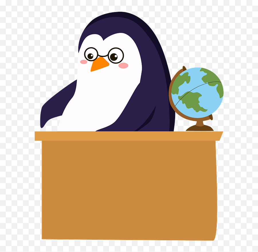 Penguin Teacher Clipart Free Download Transparent Png - Happy,Penguins Png