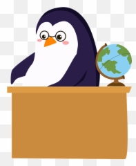 Penguin Teacher Clipart Free Download Transparent Png - Happy,Penguins Png