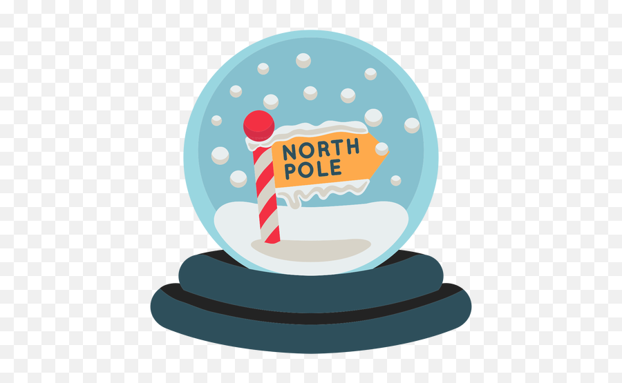 Christmas North Pole Snowglobe Icon - Transparent Png U0026 Svg Dot,Snowglobe Png