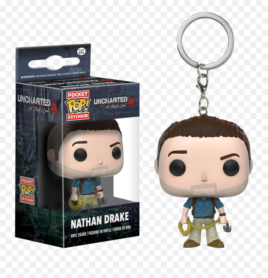 Nathan Drake Pocket Pop Keychain Uncharted 4 A Thiefu0027s - Funko Pocket Pop Keychain Nathan Drake Png,Uncharted 4 Png