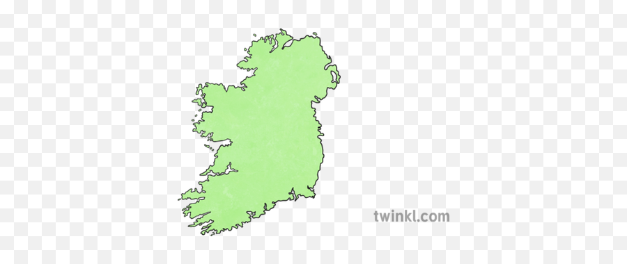 Blank Map Of Ireland Illustration - Map Of Ireland Png,Ireland Png