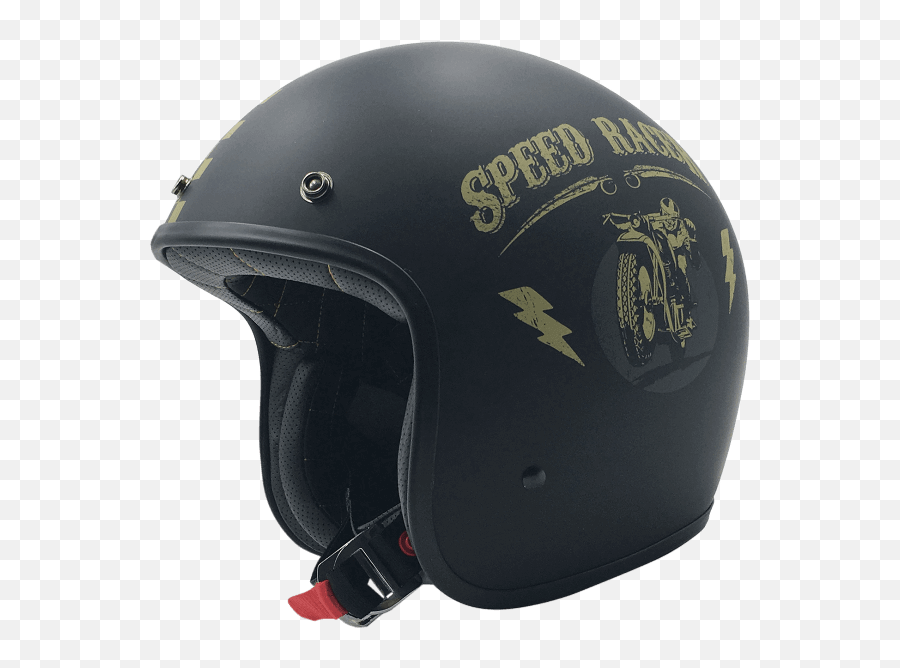 Afx Fx76 Speed Racer Flat Black - Motorcycle Helmet Png,Speed Racer Png