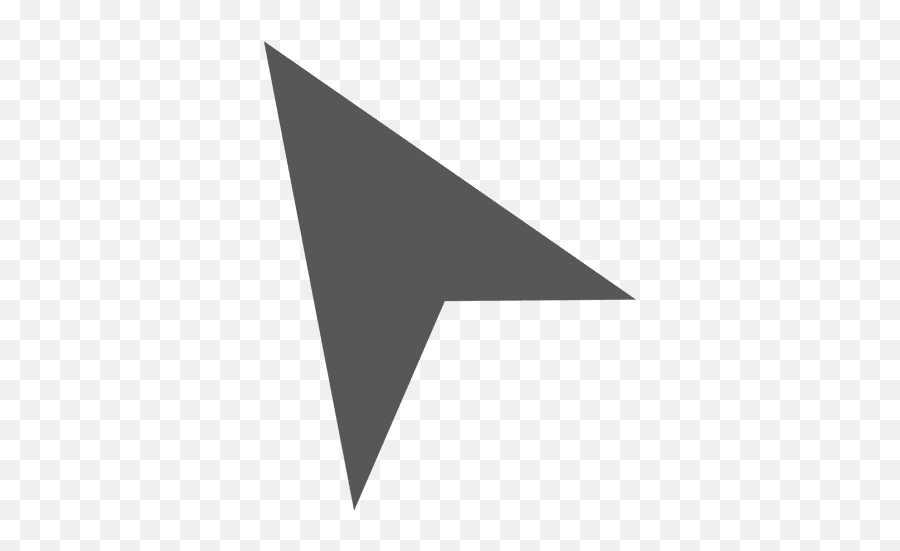 Triangle Mouse Cursor Icon - Cursor Icon Png,Mouse Cursors Png