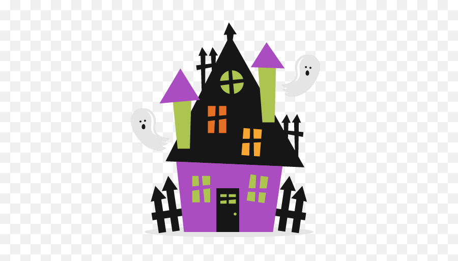Haunted House Clipart Png 6 Image - Cute Halloween Haunted House,House Clipart Transparent